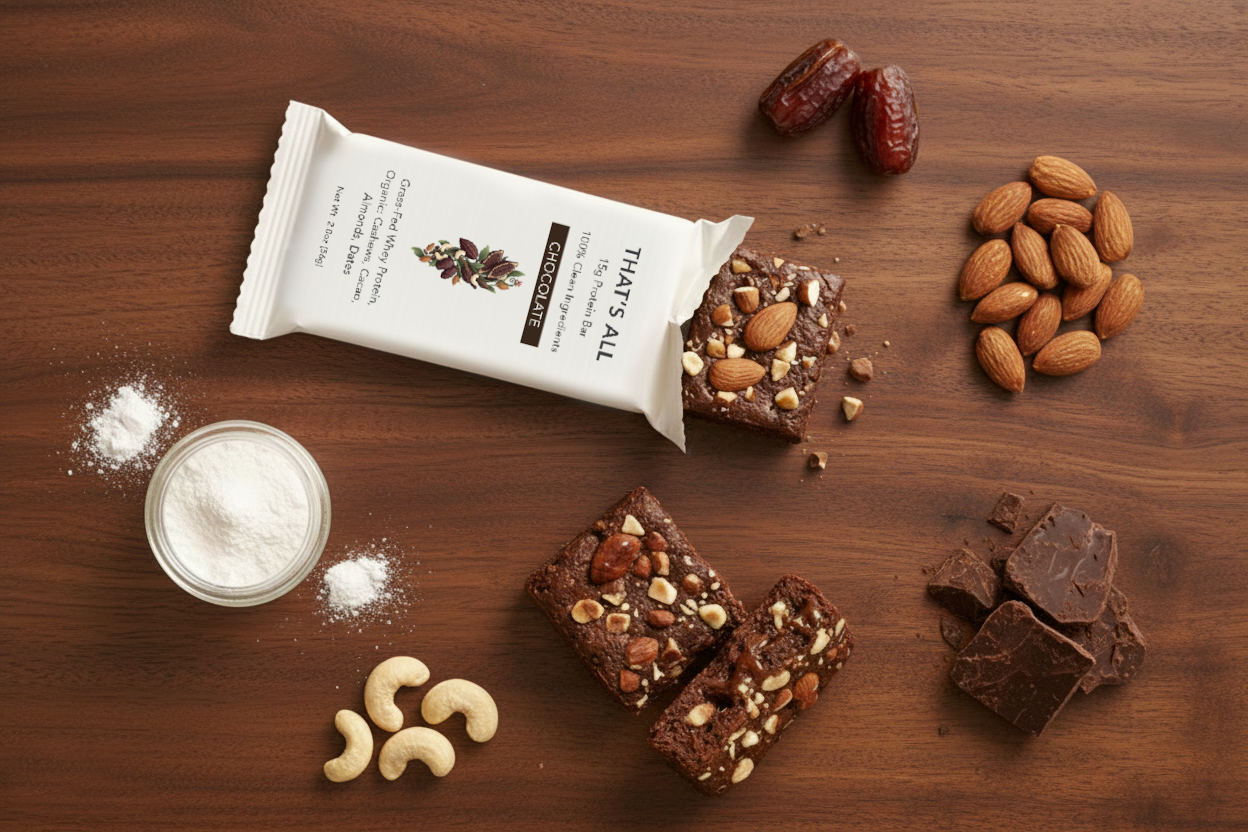 Eat Real food protein Bars Aligned with RealFood.gov 2025-2030 dietary guidelines for americans