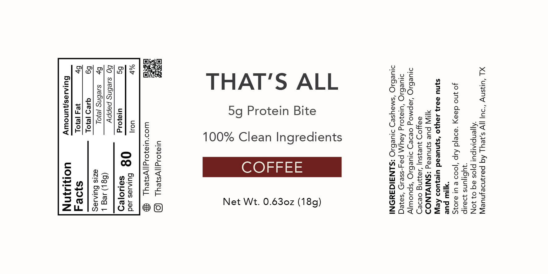 Coffee Protein Bites